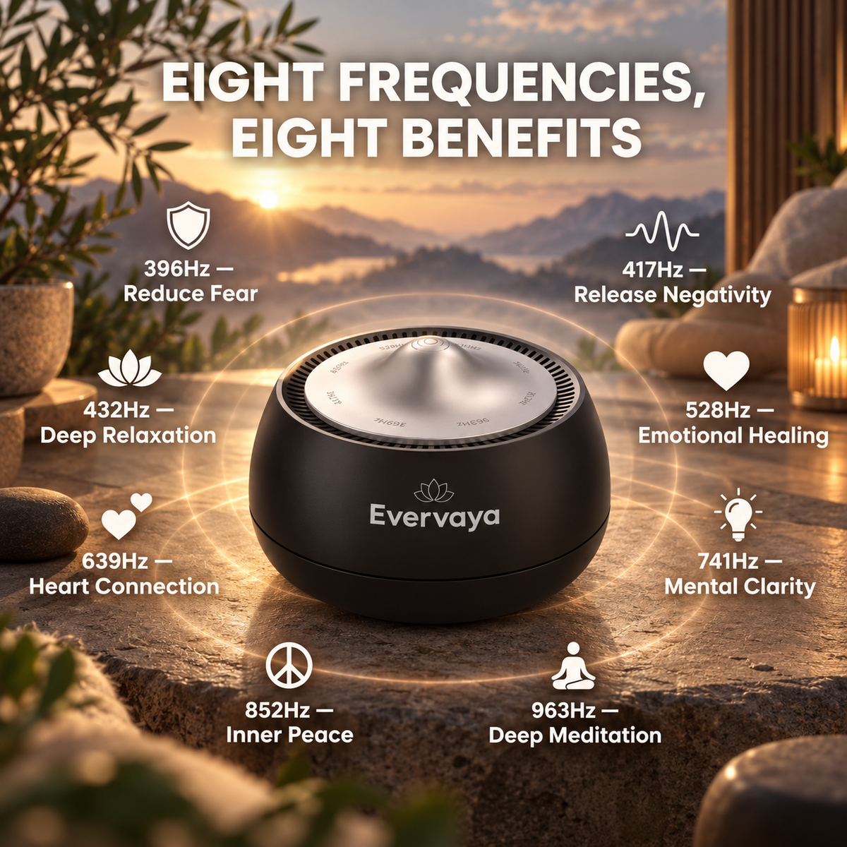 Evervaya™ Tibetan-Inspired Singing Bowl